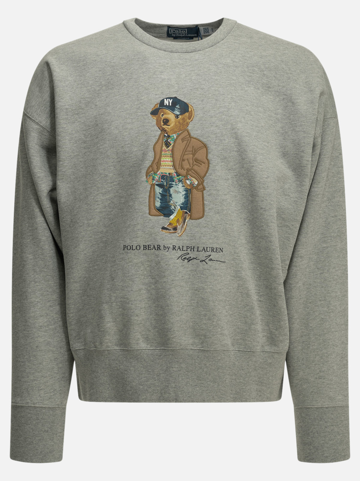 Polo Ralph Lauren "Polo Bear" Crew-Neck Sweatshirt Grey - VIETTI