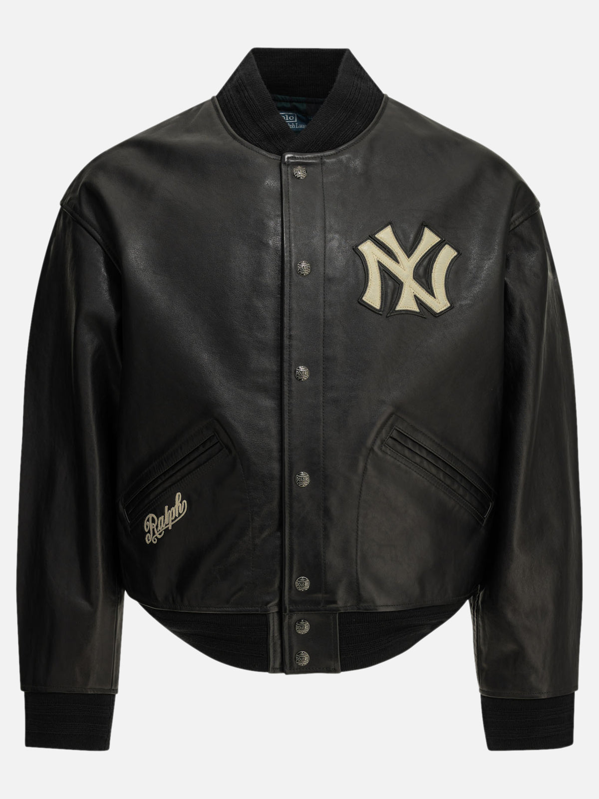 Polo Ralph Lauren "Yankees" Leather Jacket Black - VIETTI