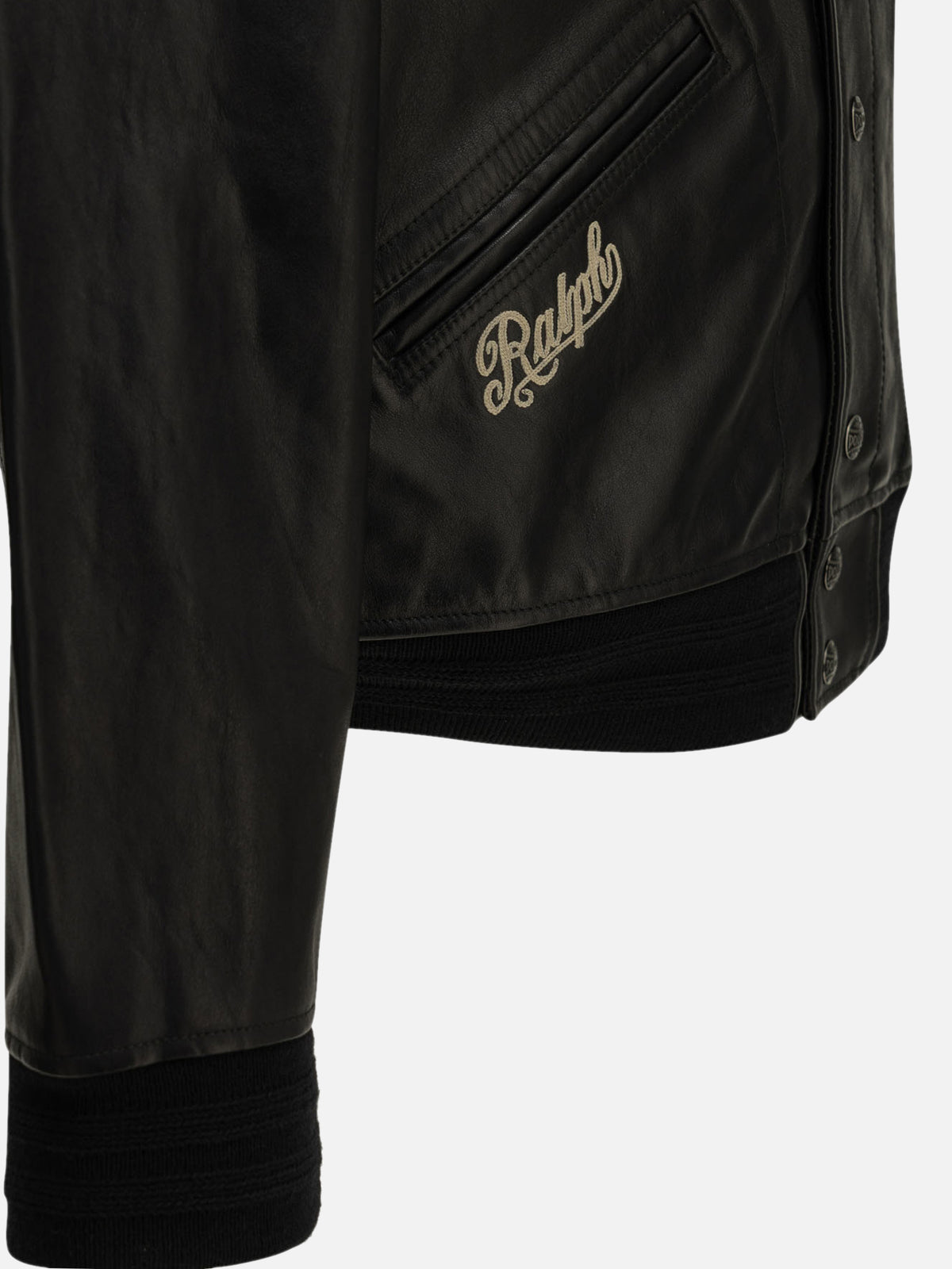 Polo Ralph Lauren "Yankees" Leather Jacket Black - VIETTI