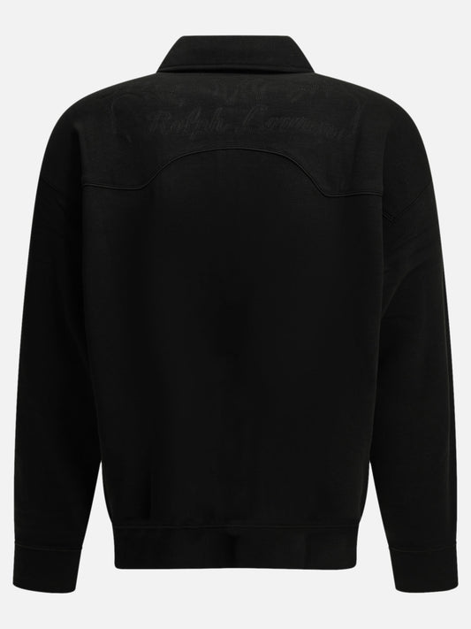 Polo Ralph Lauren "MLB" Polo-Collar Sweatshirt Black

