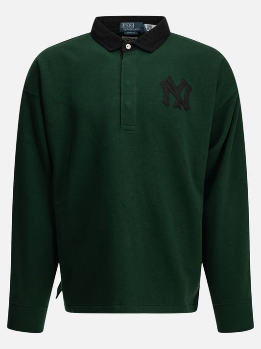 Polo Ralph Lauren "New York Yankees" Button-Down Polo Shirt Green

