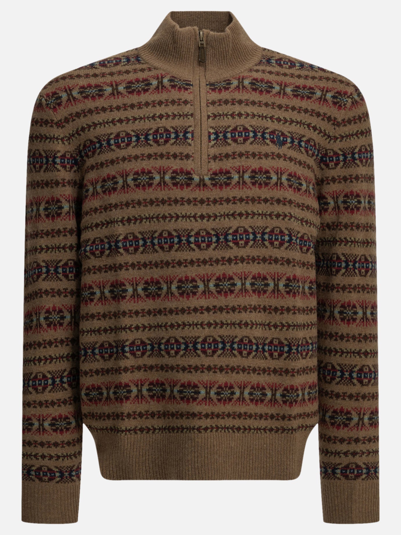 Half zip sweaters Textured knit  Multicolor - Polo Ralph Lauren Men | PDP | VIETTI Online Store | thumbnail