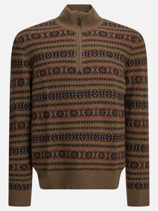 Half zip sweaters Textured knit  Multicolor - Polo Ralph Lauren Men | PDP | VIETTI Online Store 
