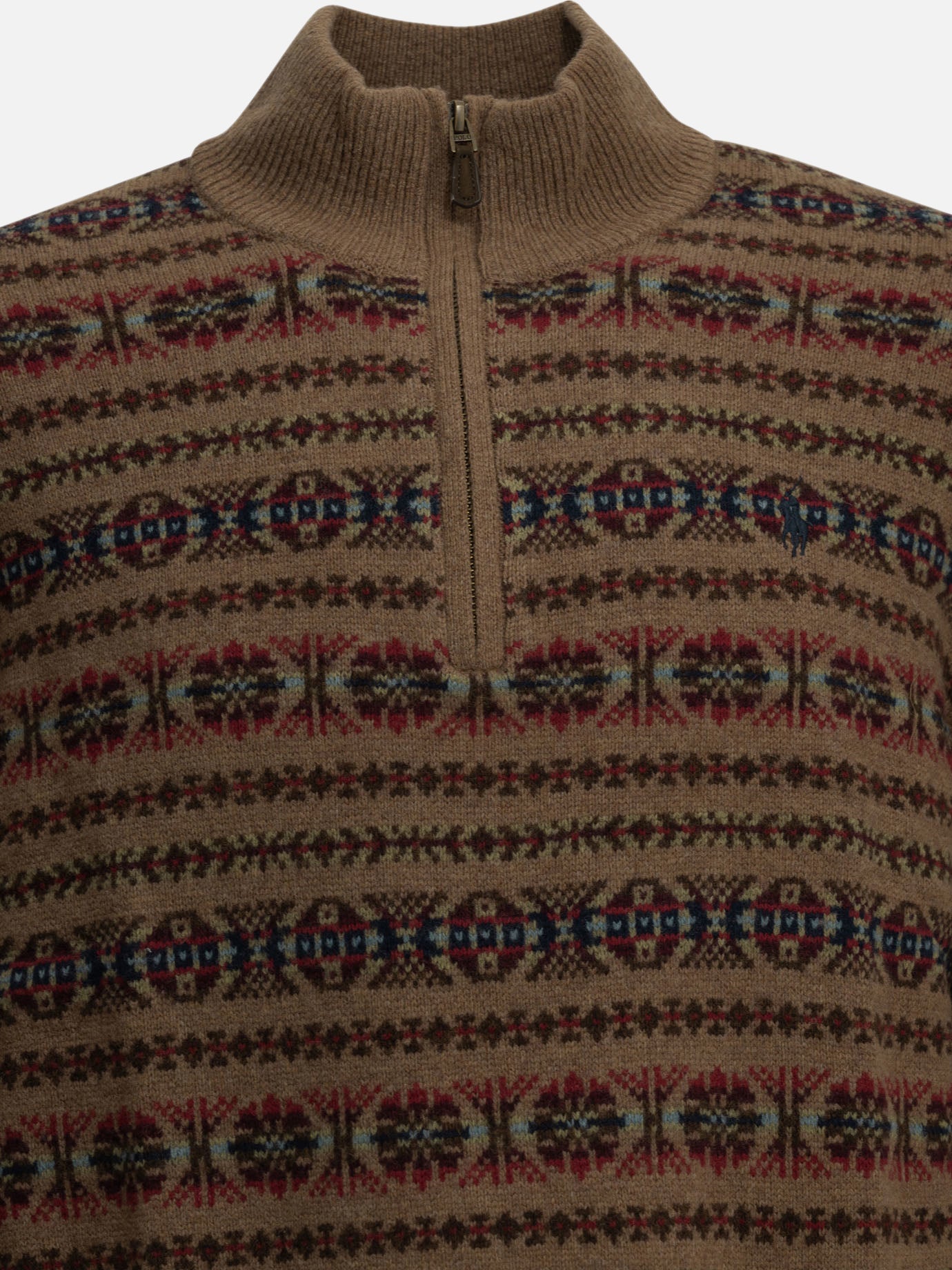 Half zip sweaters Textured knit  Multicolor - Polo Ralph Lauren Men | PDP | VIETTI Online Store | thumbnail_3