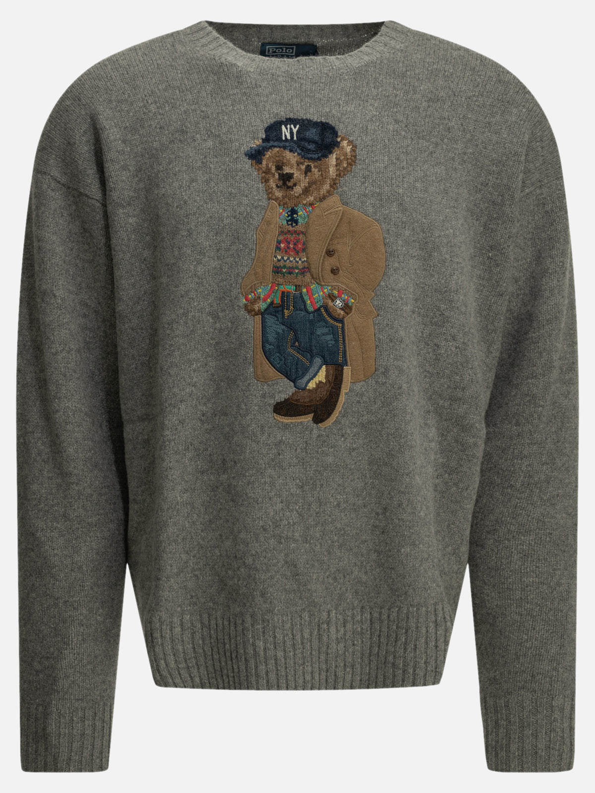 Polo Ralph Lauren "Polo Bear" Crew-Neck Sweater Grey

