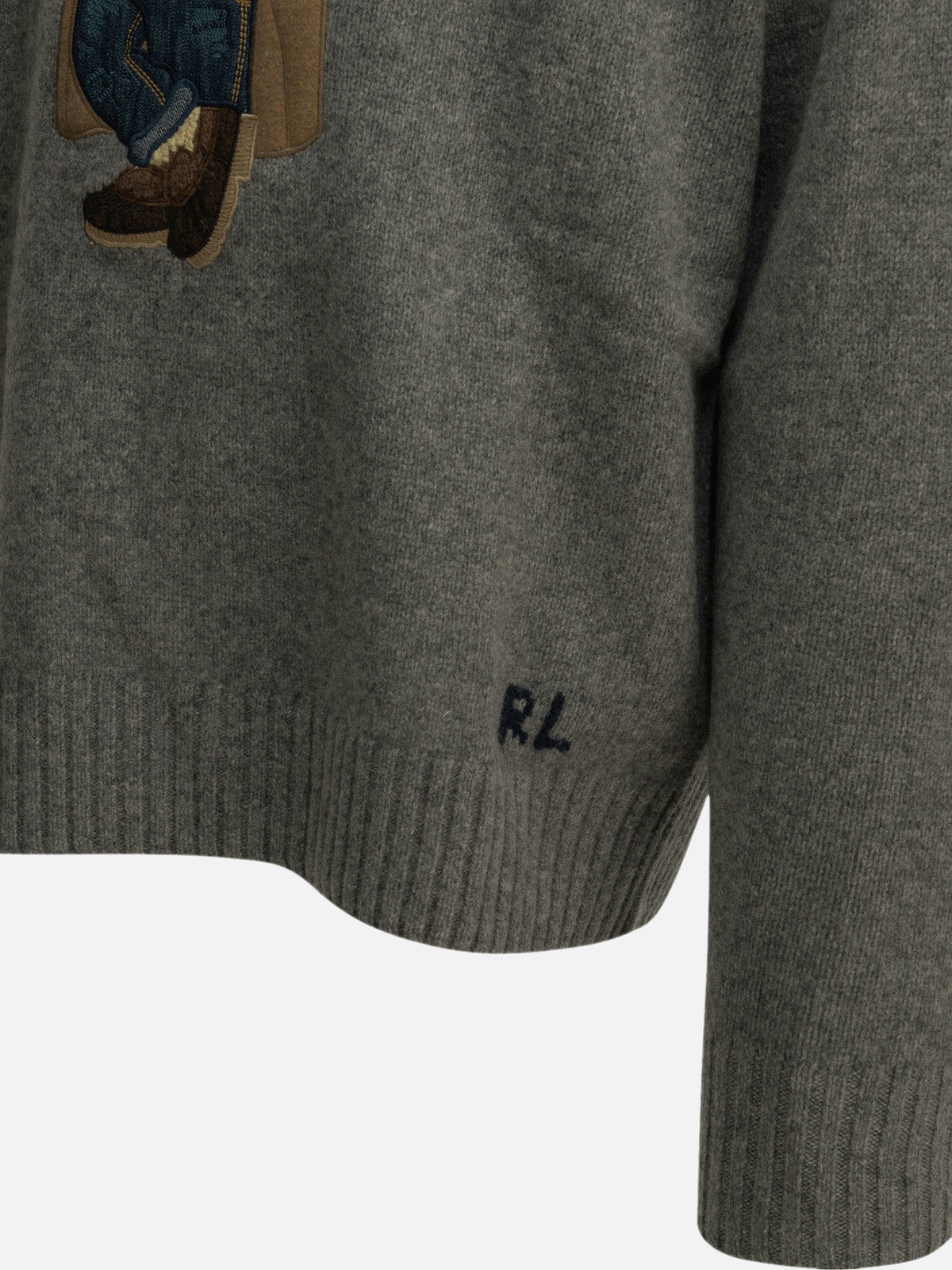 Polo Ralph Lauren "Polo Bear" Crew-Neck Sweater Grey

