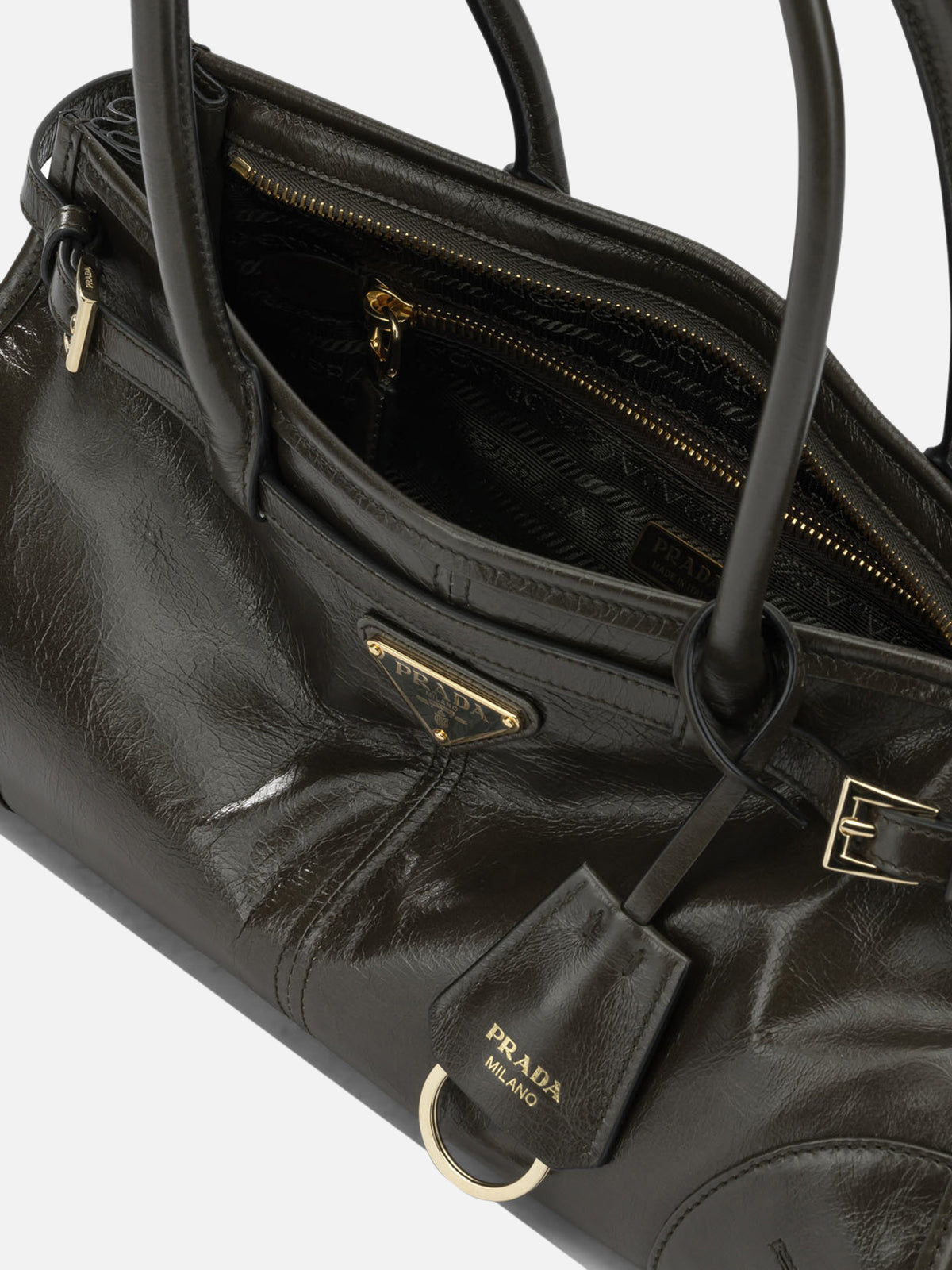 Prada "Bonnie" Medium handbag Green - VIETTI