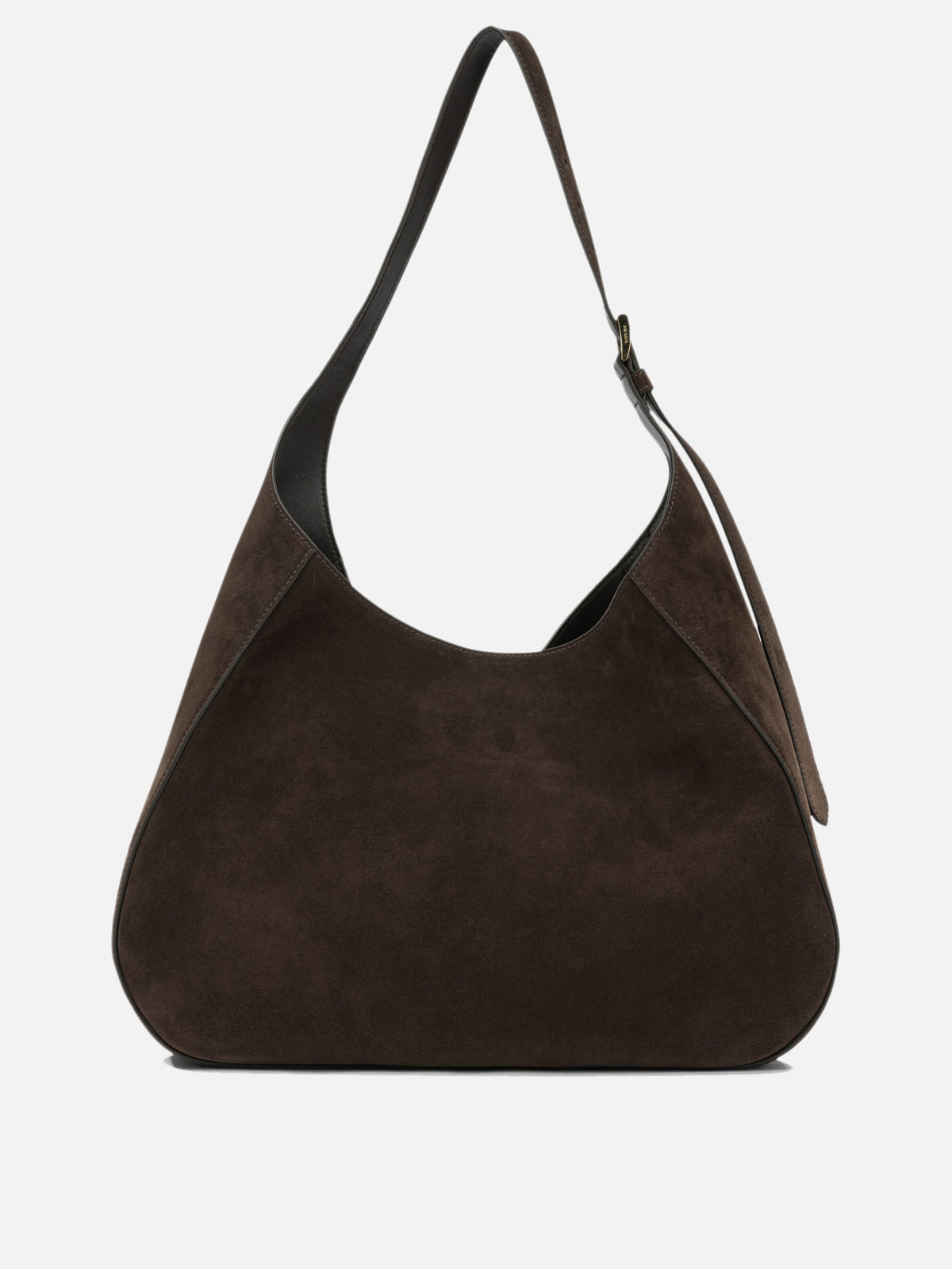 Prada "Boogie" Large Shoulder Bag Brown
