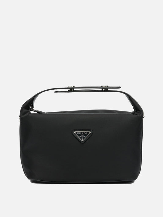Small bags 100% calf leather - Lining: 100% recycled polyamide  Black - Prada Women | PDP | VIETTI Online Store 
