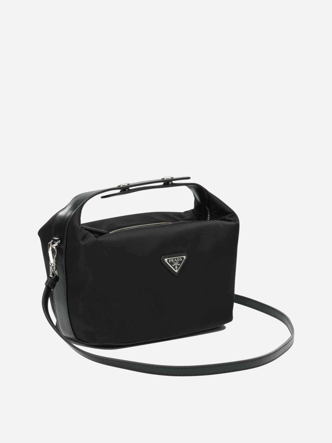 Small bags 100% calf leather - Lining: 100% recycled polyamide  Black - Prada Women | PDP | VIETTI Online Store | Zoom-Modal_2
