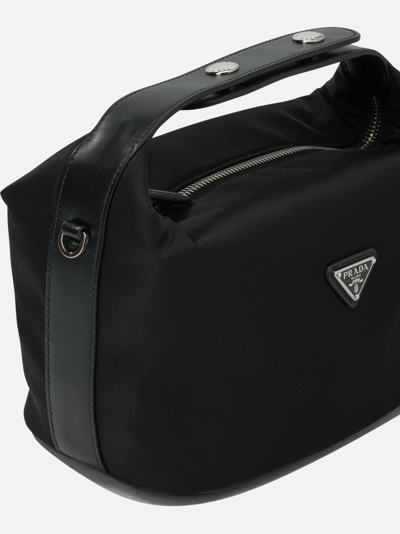 Small bags 100% calf leather - Lining: 100% recycled polyamide  Black - Prada Women | PDP | VIETTI Online Store | Zoom-Modal_4
