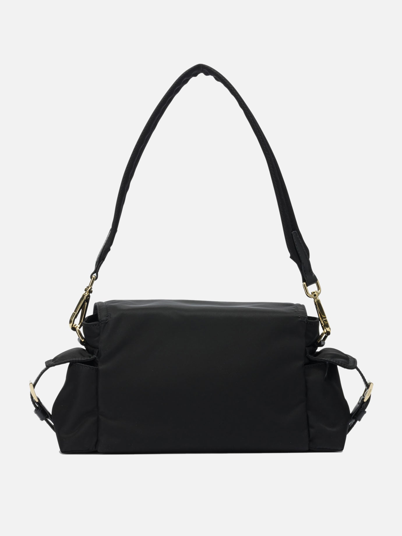Medium bags 100% recycled polyamide - Other fabric: 100% calf leather  Black - Prada Women | PDP | VIETTI Online Store | thumbnail_3