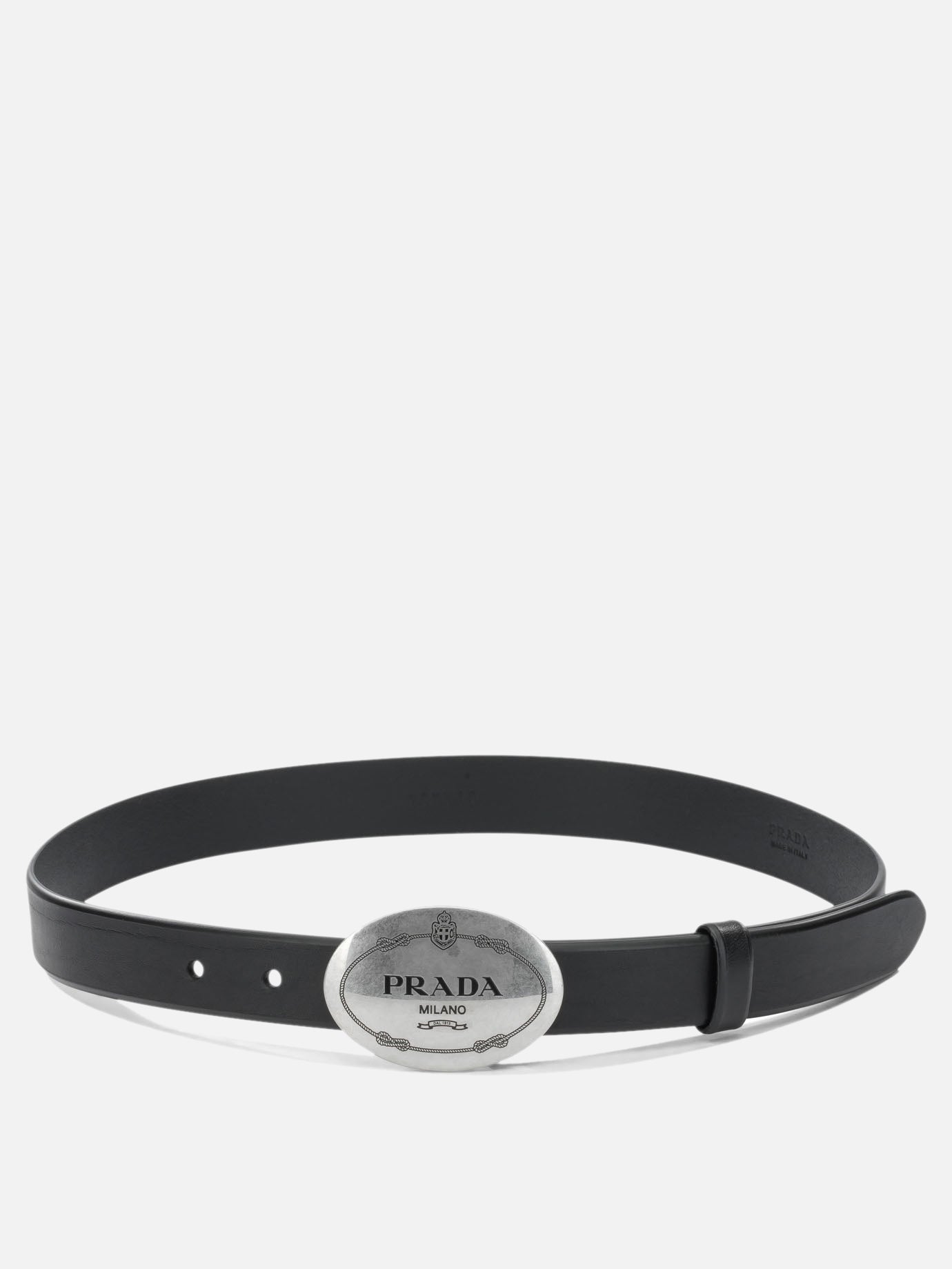 Leather belts 100% calf leather  Black - Prada Women | PDP | VIETTI Online Store | Zoom-Modal
