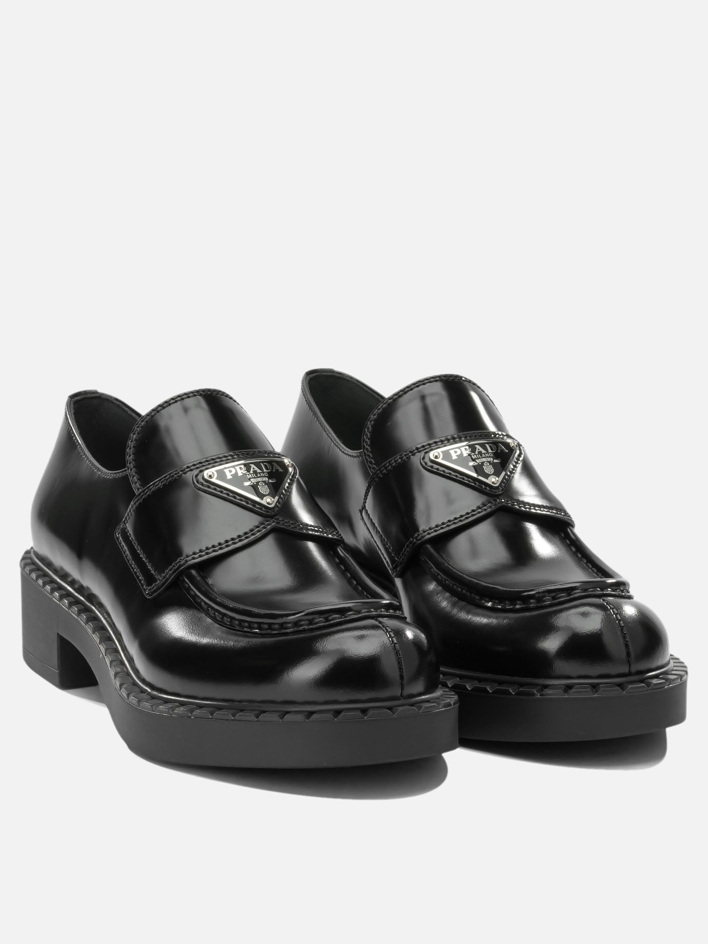 Loafers 100% calf leather  Black - Prada Women | PDP | VIETTI Online Store | Zoom-Modal_2
