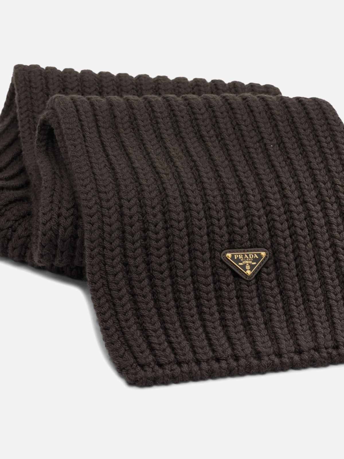 Prada Classic wool scarf Brown - VIETTI