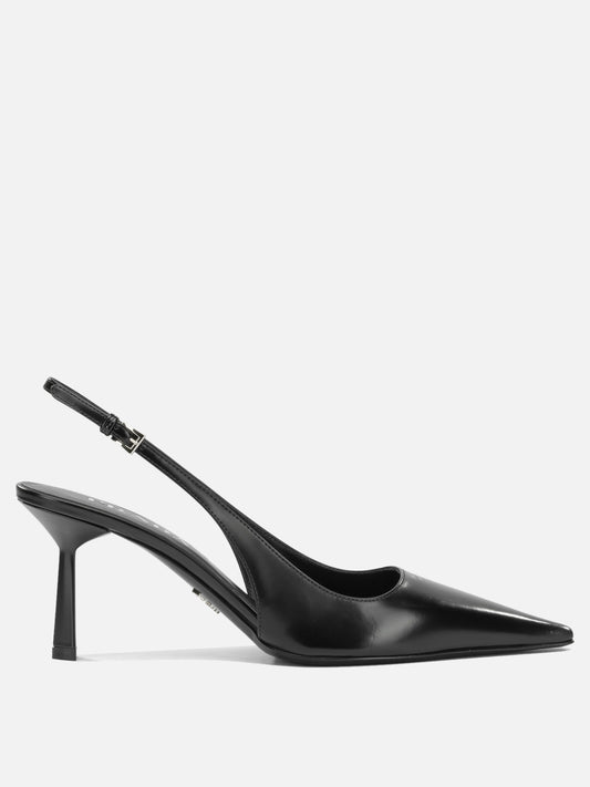 Slingbacks 100% calf leather  Black - Prada Women | PDP | VIETTI Online Store 
