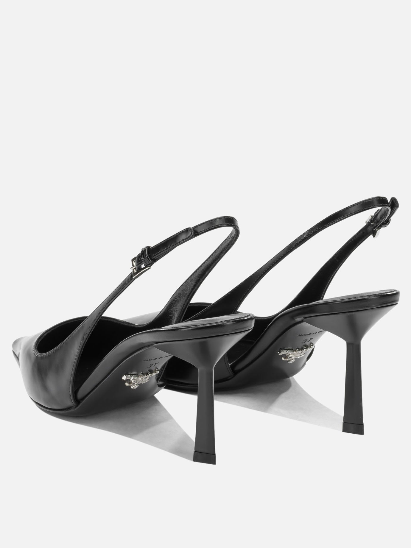 Slingbacks 100% calf leather  Black - Prada Women | PDP | VIETTI Online Store | thumbnail_4