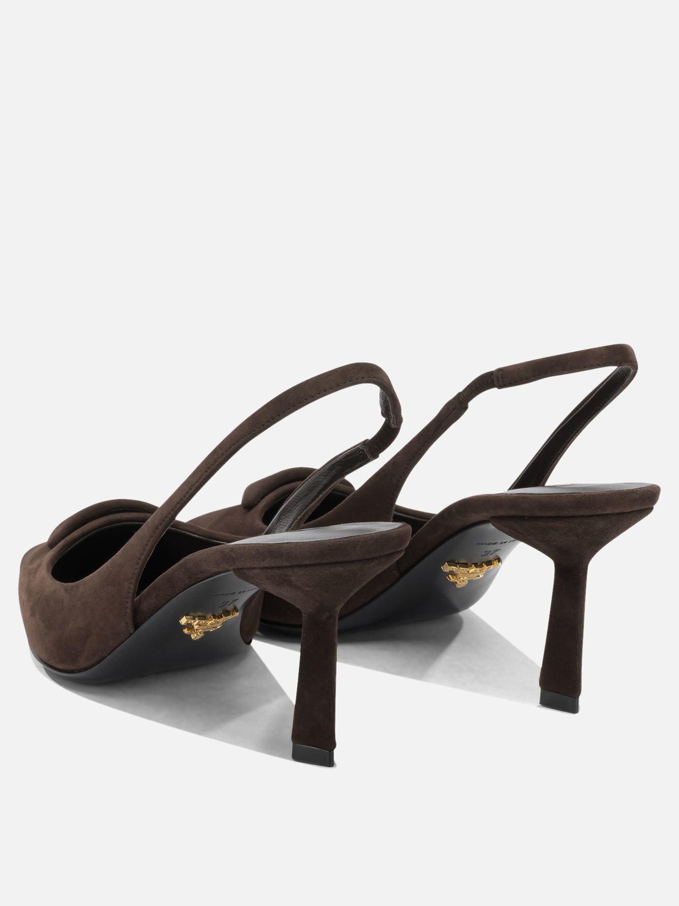 Slingbacks 100% calf leather - 100% leather  Brown - Prada Women | PDP | VIETTI Online Store | Zoom-Modal_4
