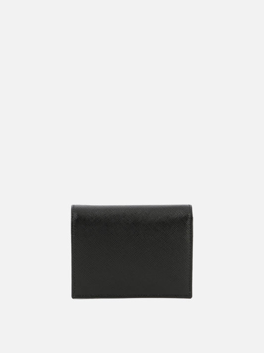 Prada Saffiano leather wallet Black

