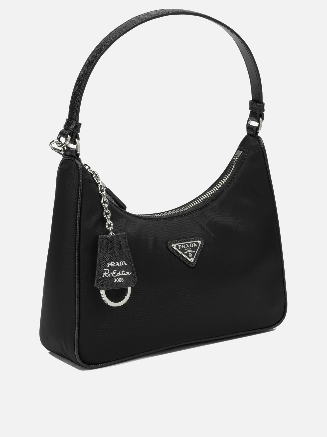 Small bags 100% recycled polyamide 100% leather  Black - Prada Women | PDP | VIETTI Online Store | thumbnail_2