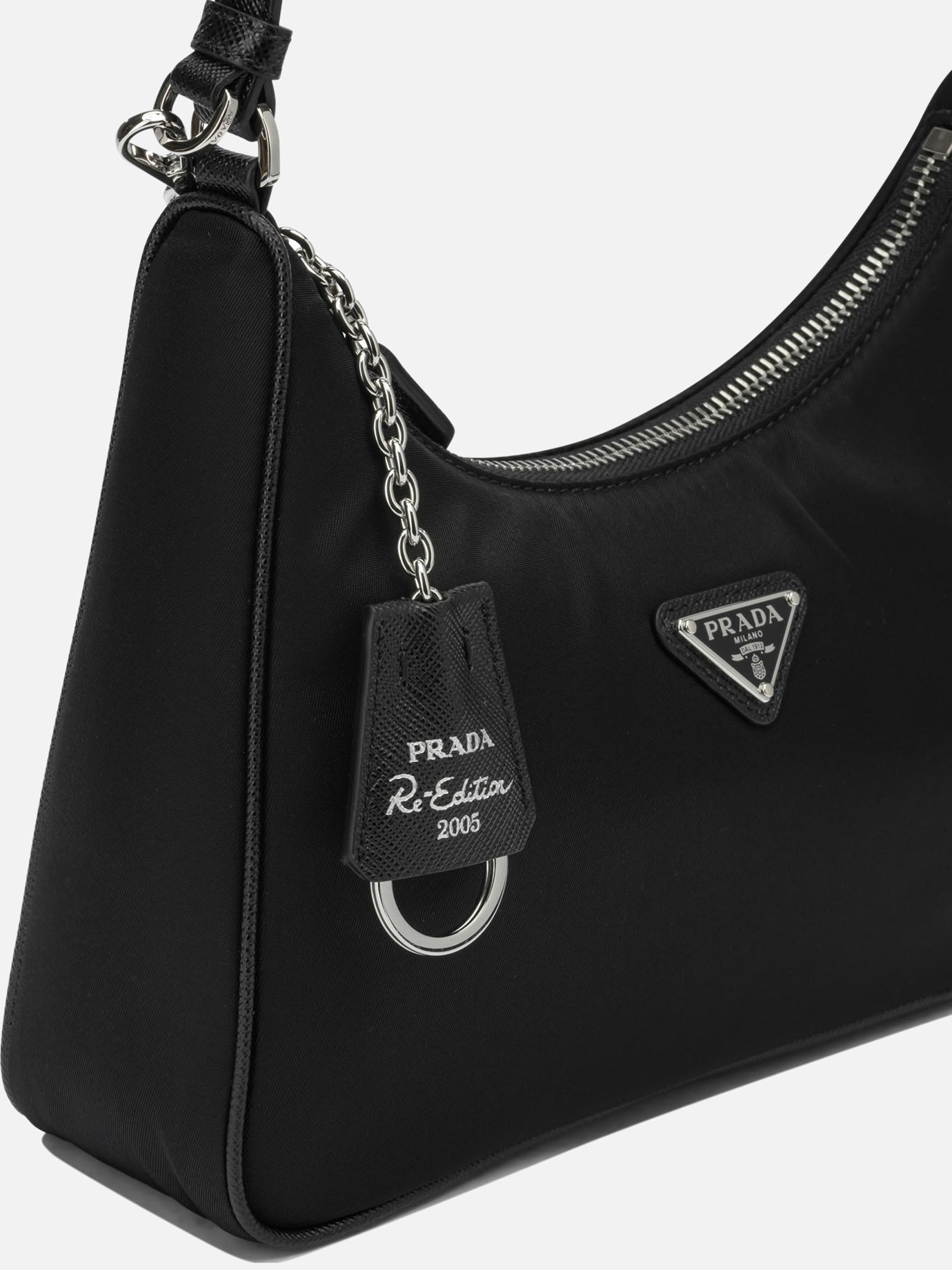 Small bags 100% recycled polyamide 100% leather  Black - Prada Women | PDP | VIETTI Online Store | thumbnail_4