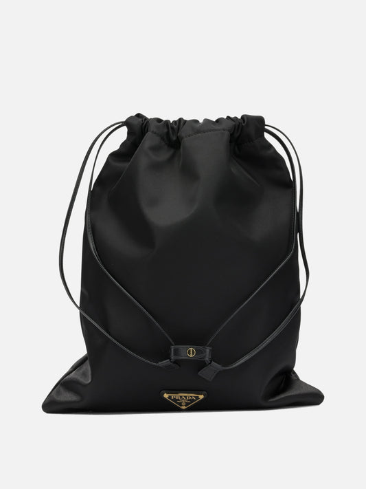 Pouch 100% recycled polyamide  Black - Prada Women | PDP | VIETTI Online Store 
