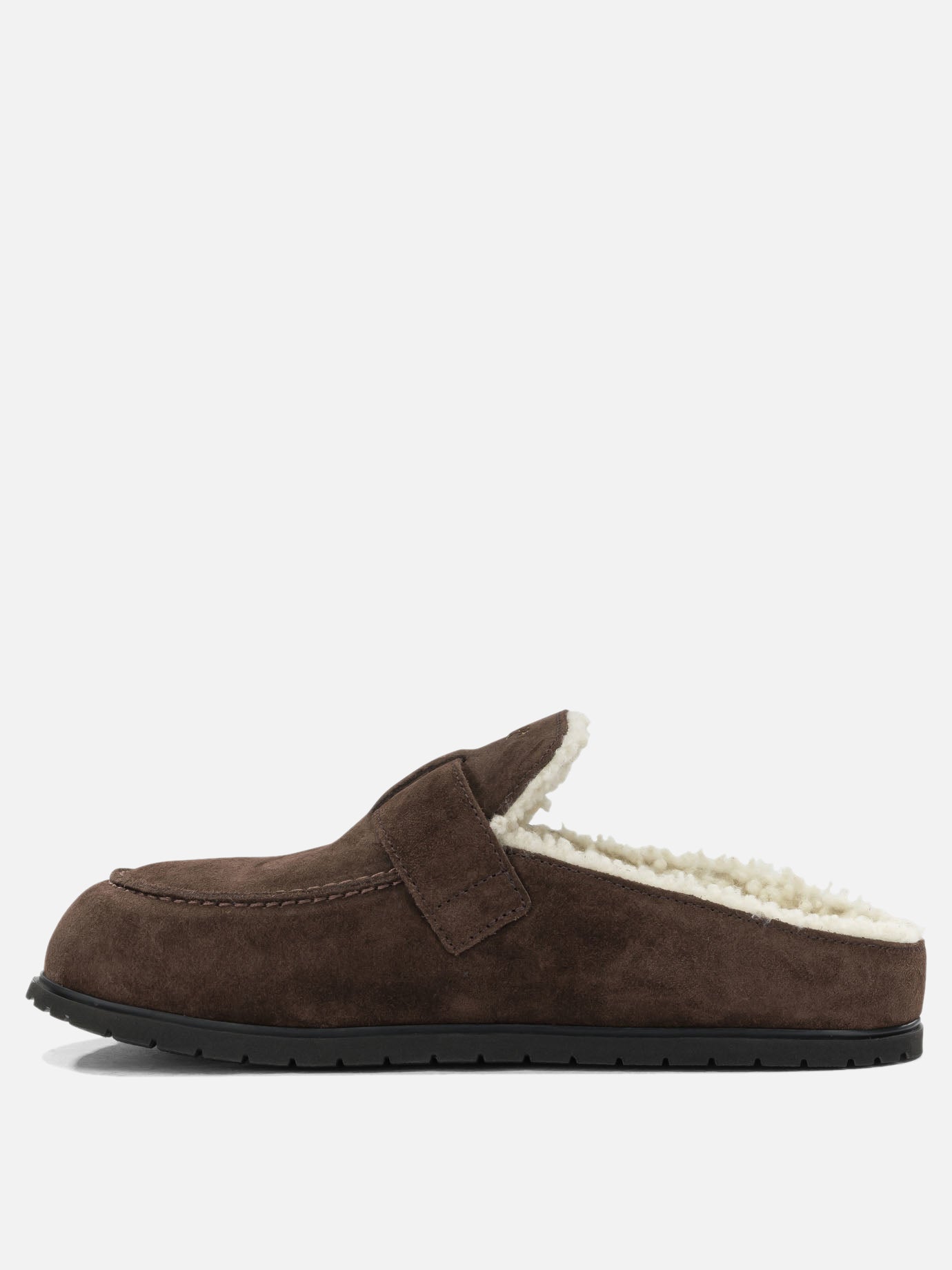 Loafers 100% calf leather - 100% ovis aries  Brown - Prada Women | PDP | VIETTI Online Store | Zoom-Modal_3
