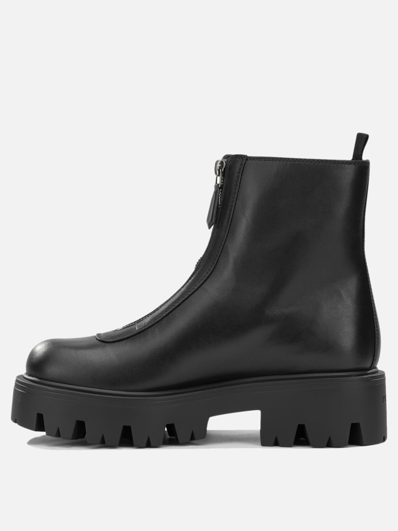 Stivaletti con zip 100% calf leather  Nero - Prada Donna | PDP | VIETTI Online Store | Zoom-Modal_3
