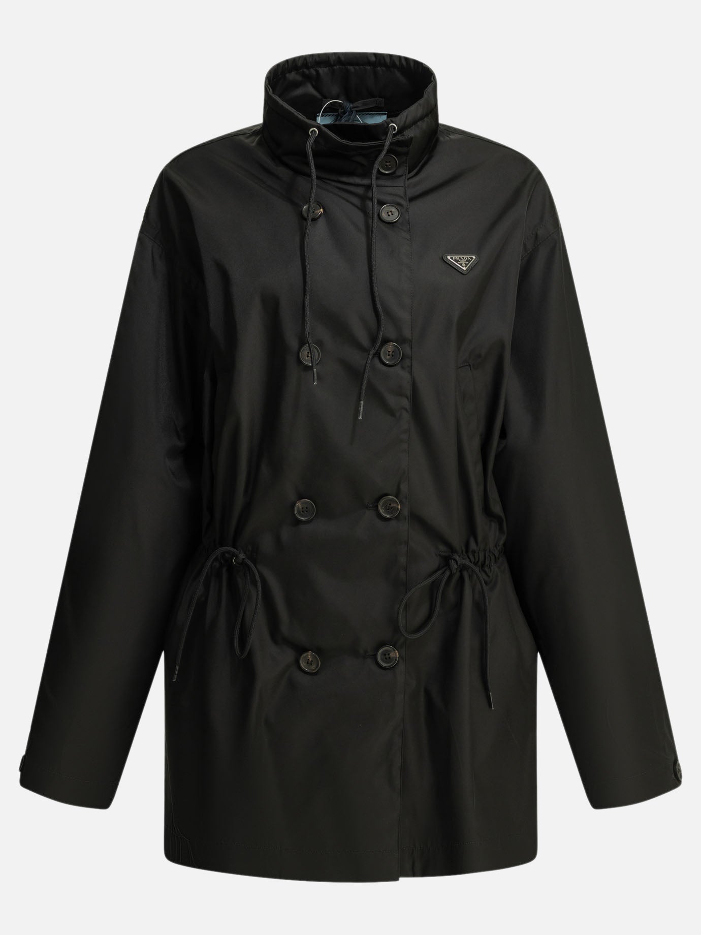 Raincoats & Trench coats Logo  Black - Prada Women | PDP | VIETTI Online Store | Zoom-Modal
