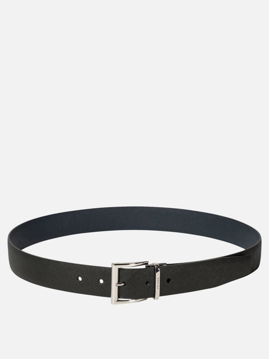 Leather belts 100% lamb leather  Black - Prada Men | PLP | VIETTI Online Store 
