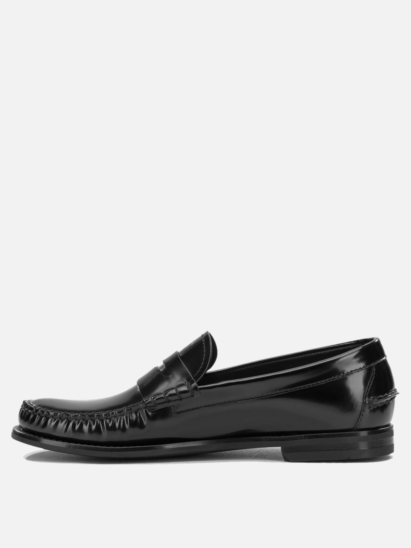 Loafers 100% calf leather - 100% rubber  Black - Prada Men | PDP | VIETTI Online Store | Zoom-Modal_3
