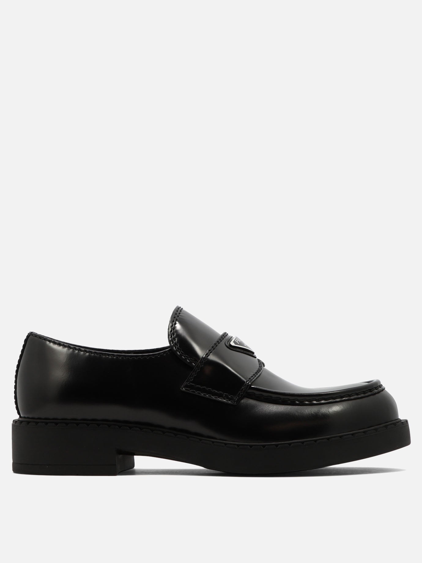Loafers 100% calf leather - 100% rubber  Black - Prada Men | PDP | VIETTI Online Store | Zoom-Modal
