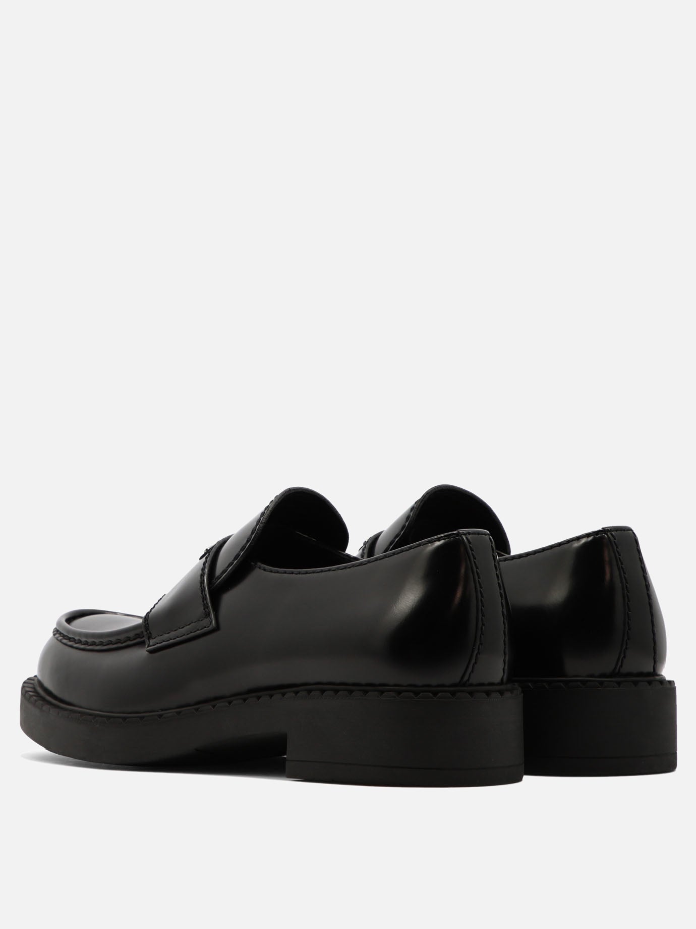 Loafers 100% calf leather - 100% rubber  Black - Prada Men | PDP | VIETTI Online Store | Zoom-Modal_4
