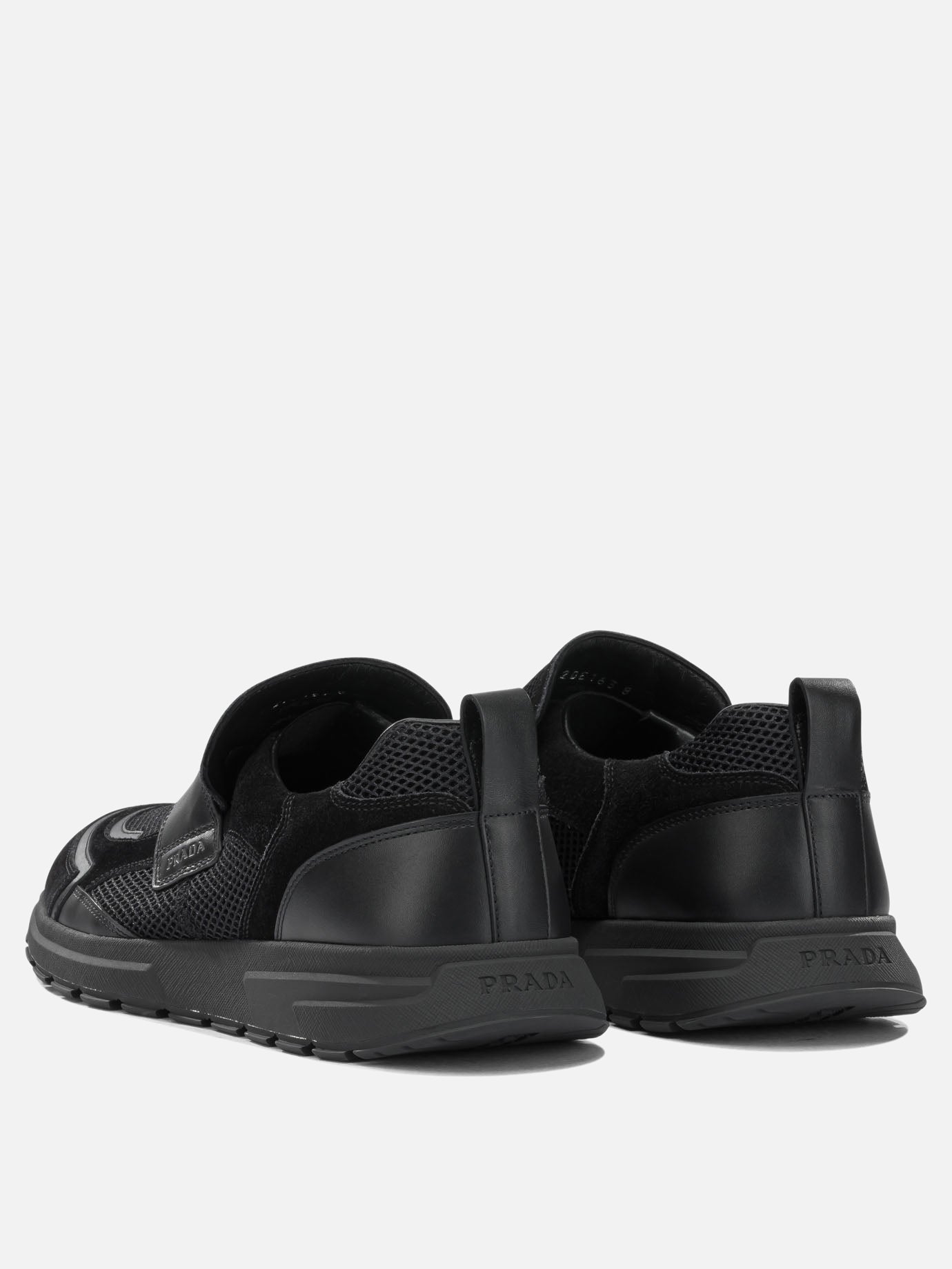 Loafers 100% polyester - 100% calf leather  Black - Prada Men | PDP | VIETTI Online Store | Zoom-Modal_4
