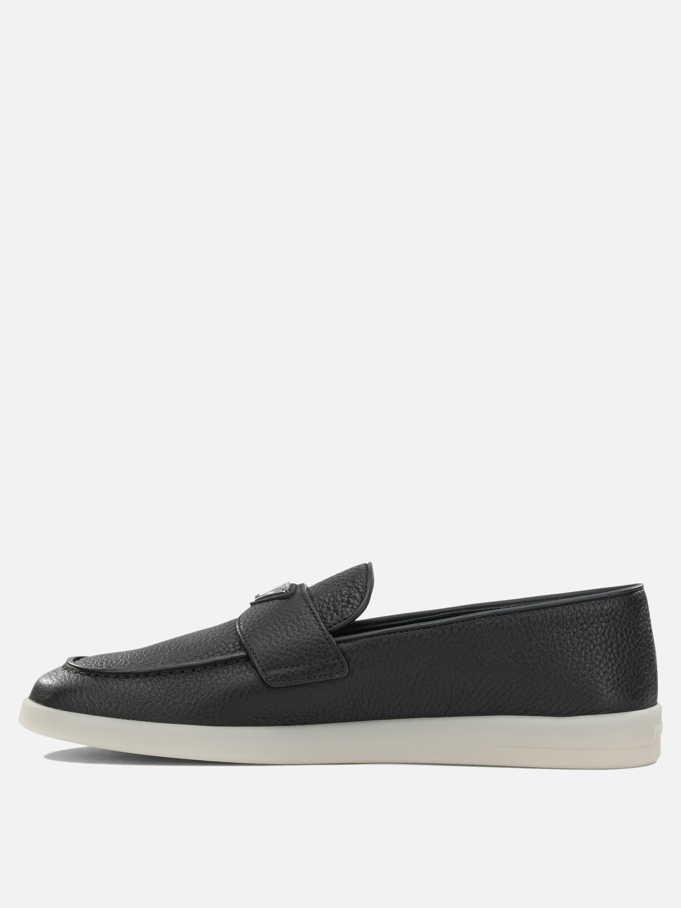 Loafers 100% calf leather - 100% rubber  Black - Prada Men | PDP | VIETTI Online Store | thumbnail_3