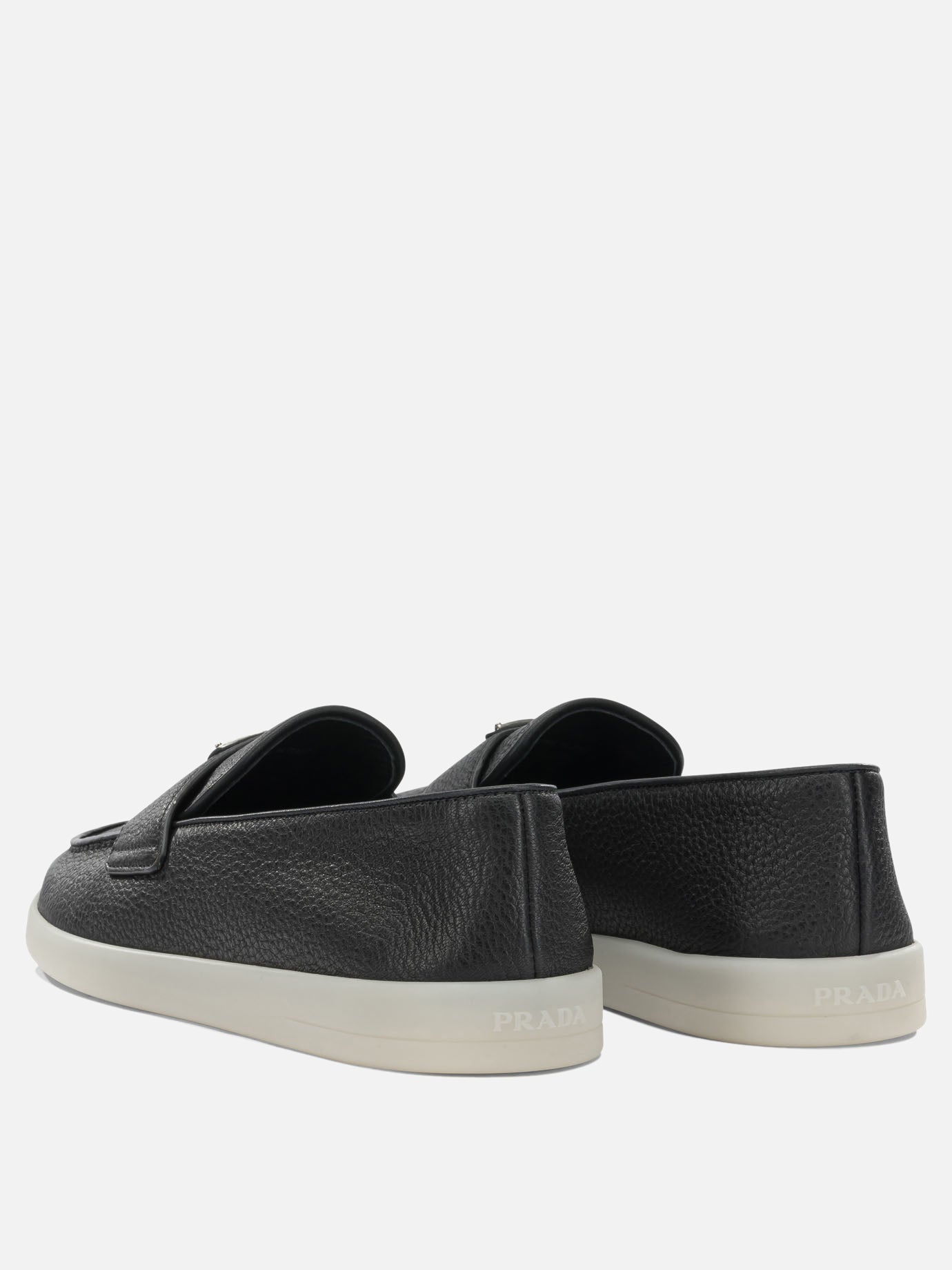 Loafers 100% calf leather - 100% rubber  Black - Prada Men | PDP | VIETTI Online Store | Zoom-Modal_4
