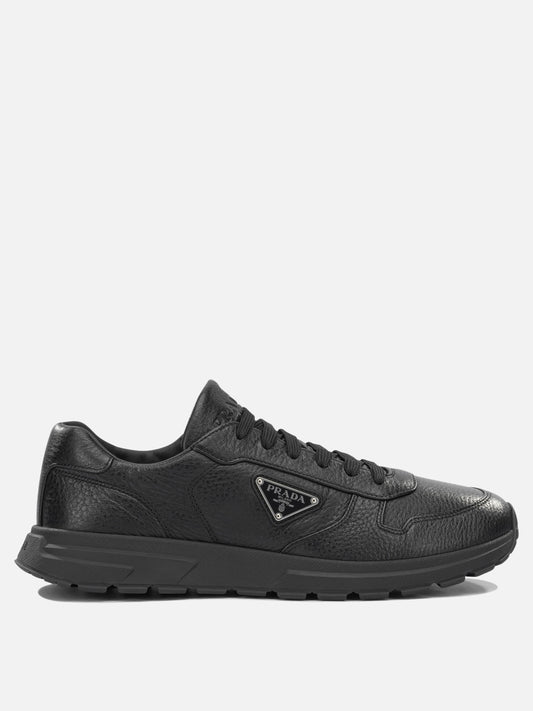 Low top sneakers 100% cervus elaphus scot.  Black - Prada Men | PDP | VIETTI Online Store 
