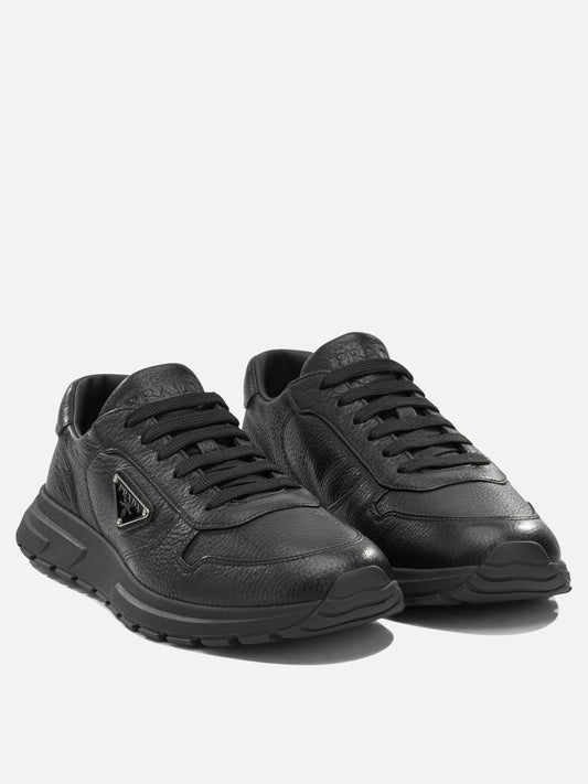 Low top sneakers 100% cervus elaphus scot.  Black - Prada Men | PDP | VIETTI Online Store | 2
