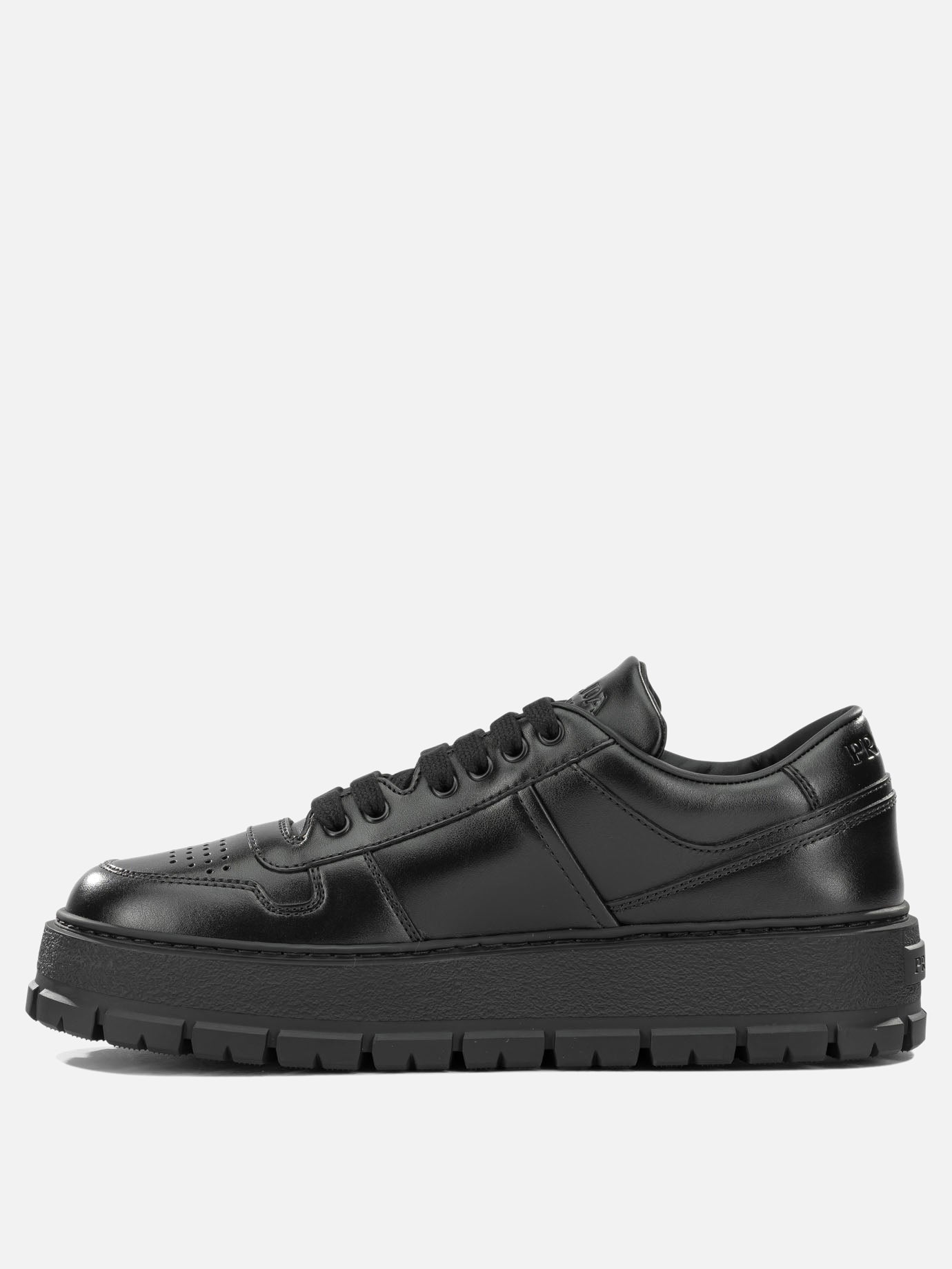 Sneaker basse 100% calf leather  Nero - Prada Uomo | PDP | VIETTI Online Store | thumbnail_3