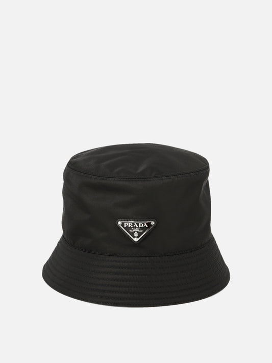 Bucket hats 100% recycled polyamide - Lining: 100% cotton  Black - Prada Men | PLP | VIETTI Online Store 
