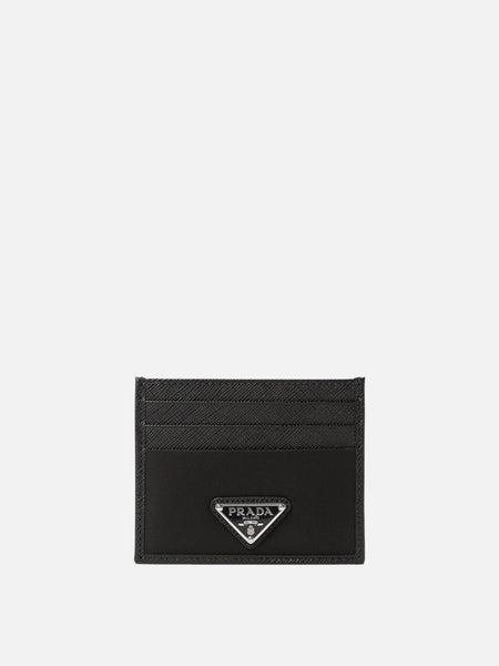 Prada Re-Nylon and Saffiano Card Holder 2MC025 Black - Men