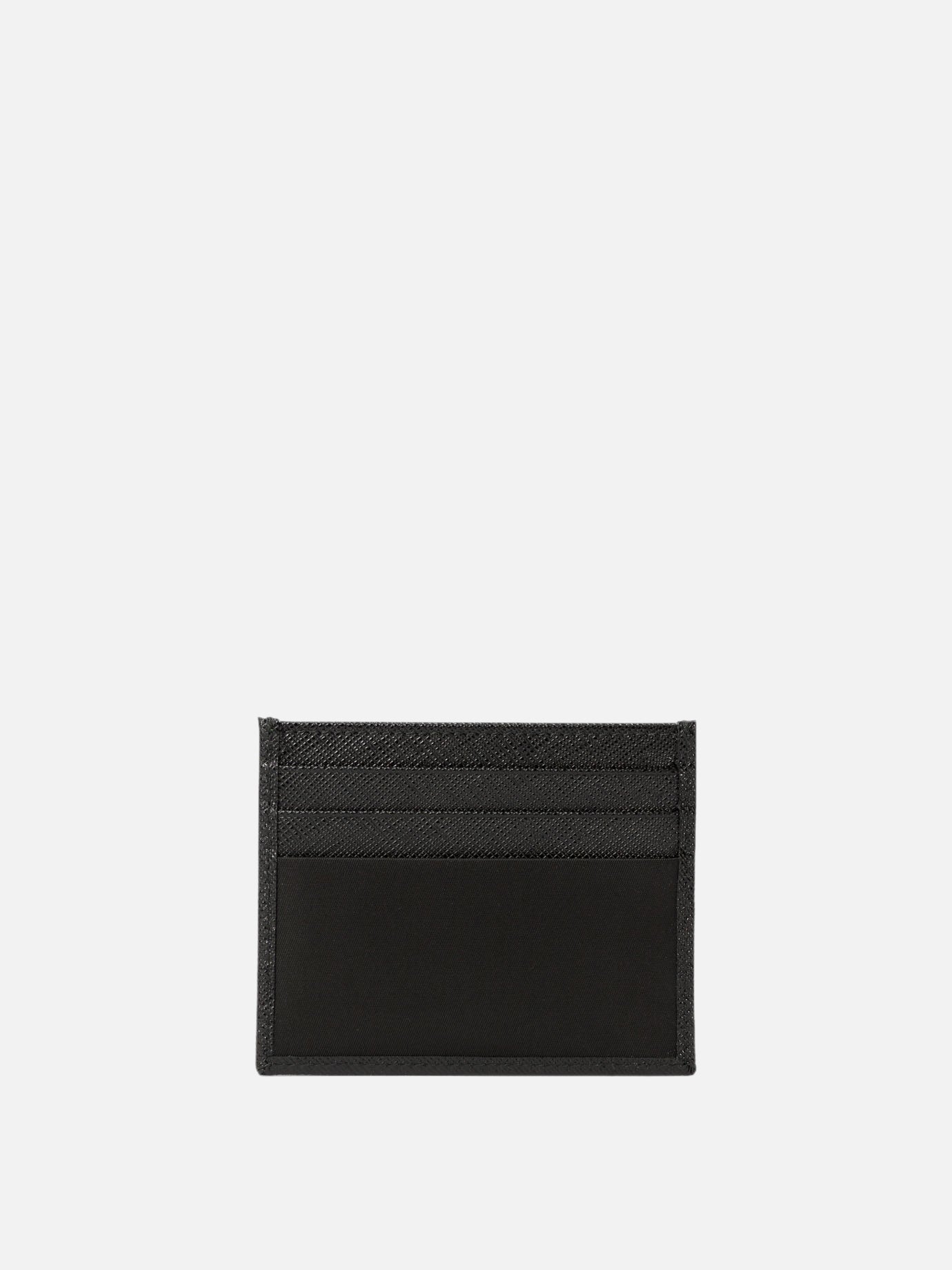 Prada Re-Nylon and Saffiano Card Holder 2MC025 Black - Men
