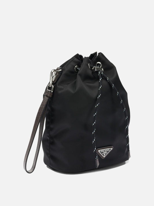 Pouch 100% recycled polyamide  Black - Prada Men | PDP | VIETTI Online Store | 2
