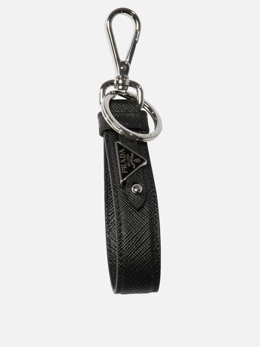 Keychains Logo  Black - Prada Men | PDP | VIETTI Online Store 
