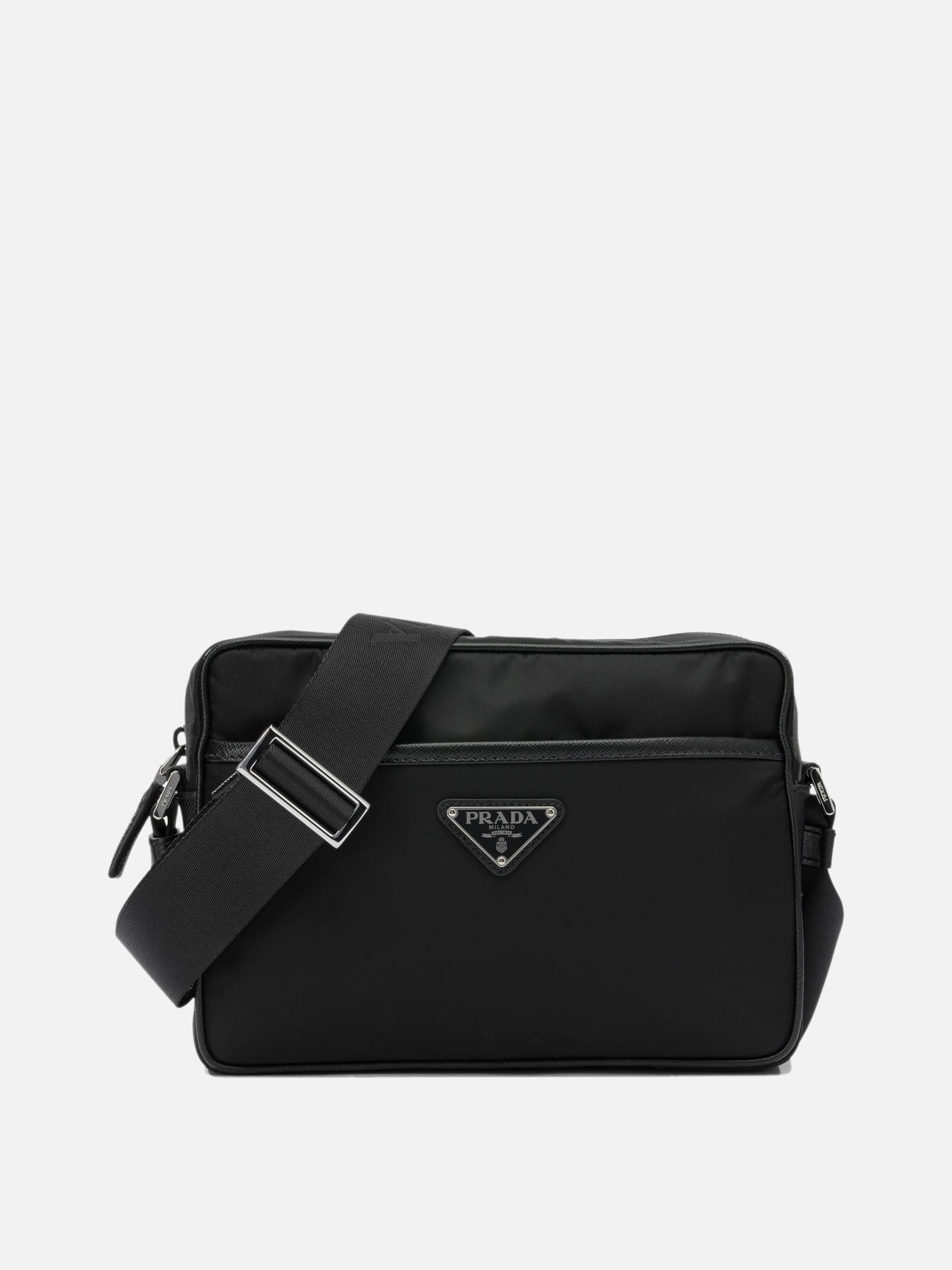 Small bags 100% recycled polyamide - 100% leather  Black - Prada Men | PDP | VIETTI Online Store | thumbnail