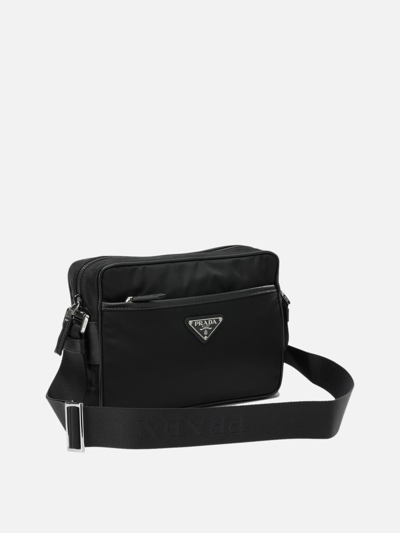 Small bags 100% recycled polyamide - 100% leather  Black - Prada Men | PDP | VIETTI Online Store | Zoom-Modal_2
