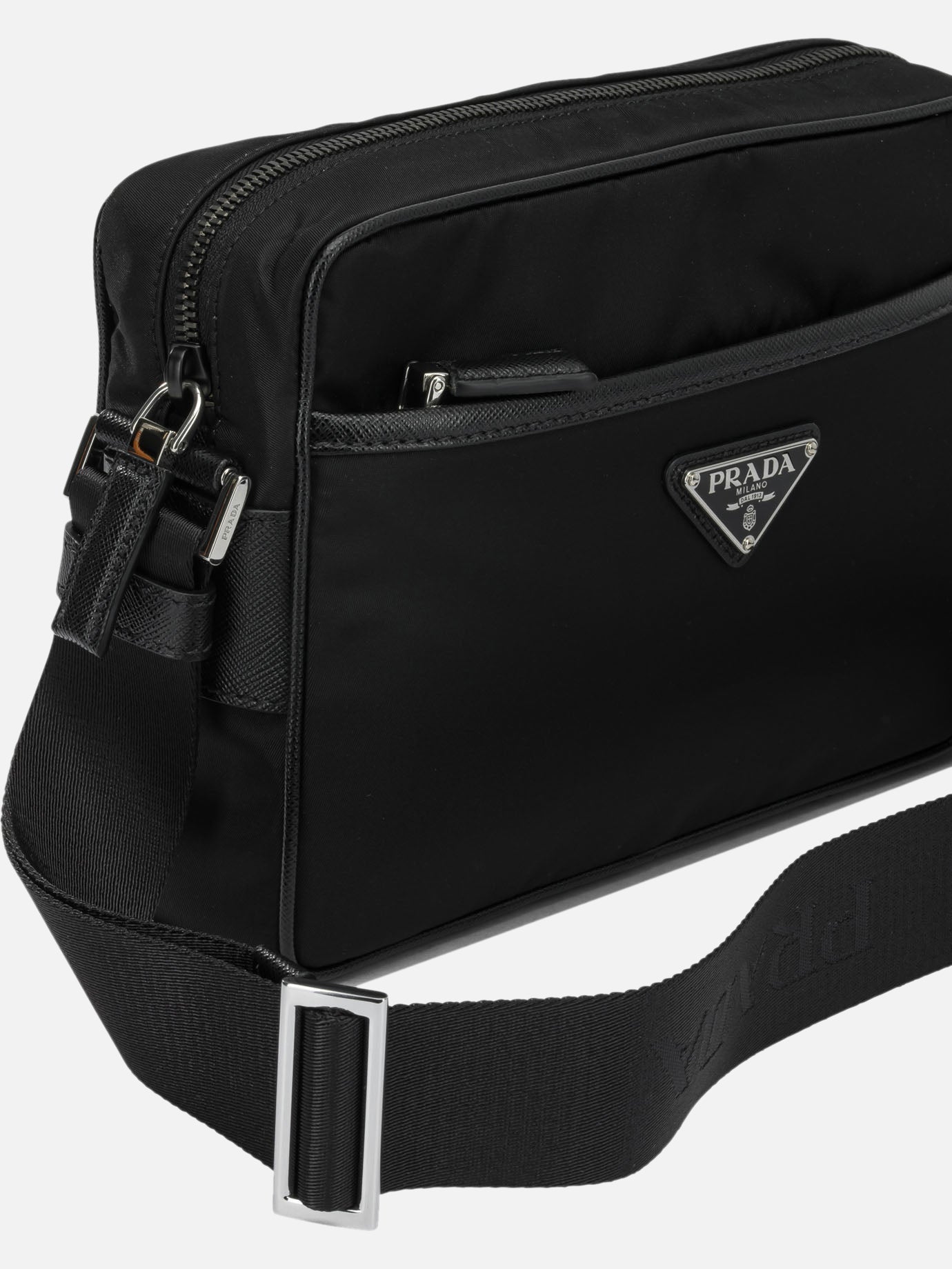 Small bags 100% recycled polyamide - 100% leather  Black - Prada Men | PDP | VIETTI Online Store | Zoom-Modal_4
