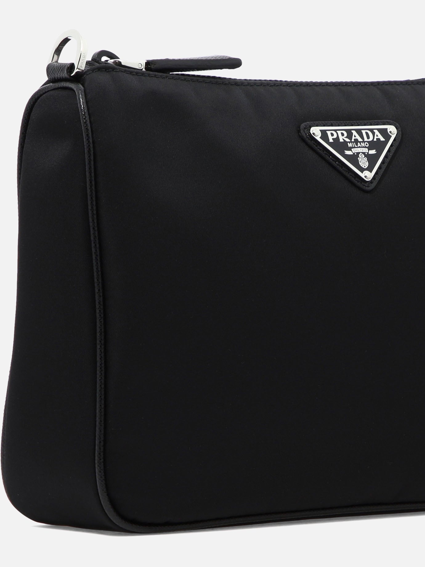 Small bags 100% recycled polyamide - Other fabric: 100% calf leather  Black - Prada Men | PDP | VIETTI Online Store | Zoom-Modal_4
