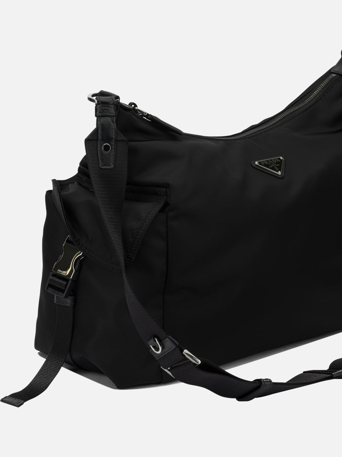Prada "Explore" large shoulder bag Black

