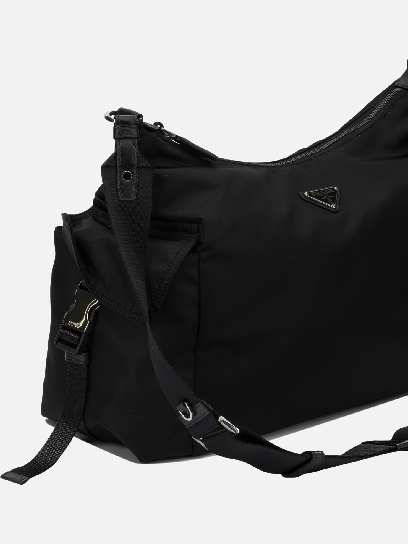 Prada "Explore" large shoulder bag Black - VIETTI